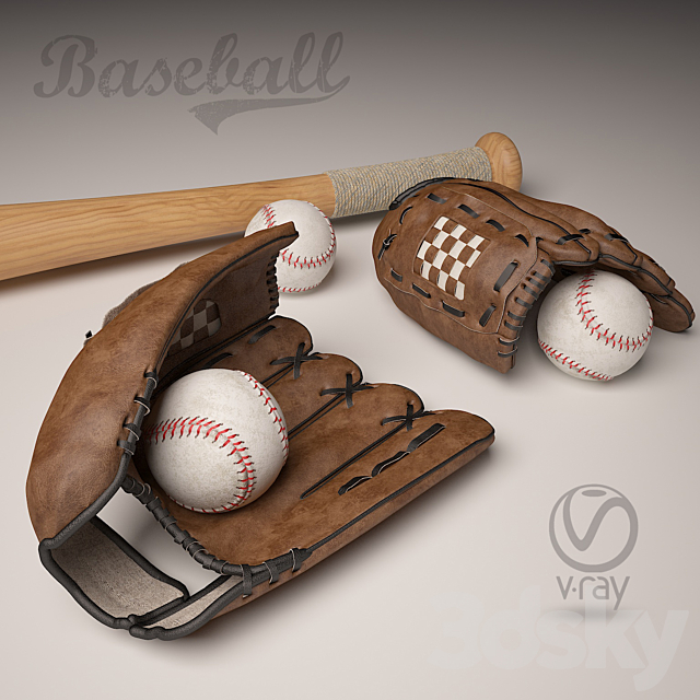 3d Models Sports Baseball Glove Beycbolnaya