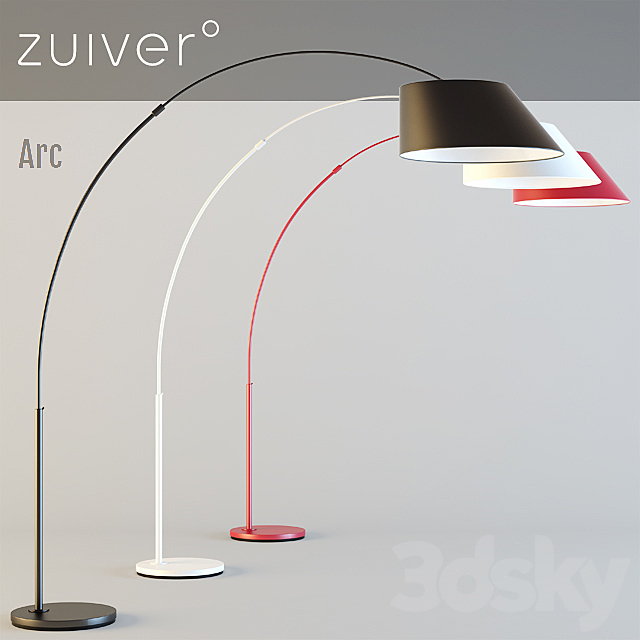 Zuiver / Arc floor lamp - lamp - 3D Models