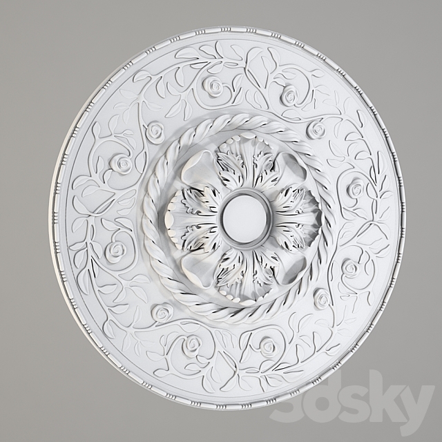3d Models Decorative Plaster Ceiling Decor