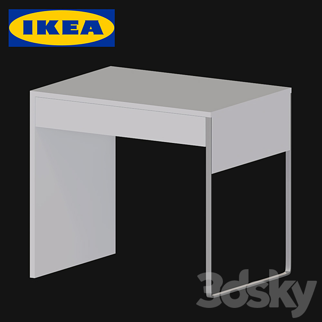 3d Models Table Table Ikea Micke