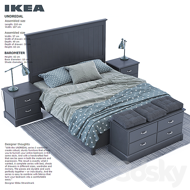 Ikea undredal bed
