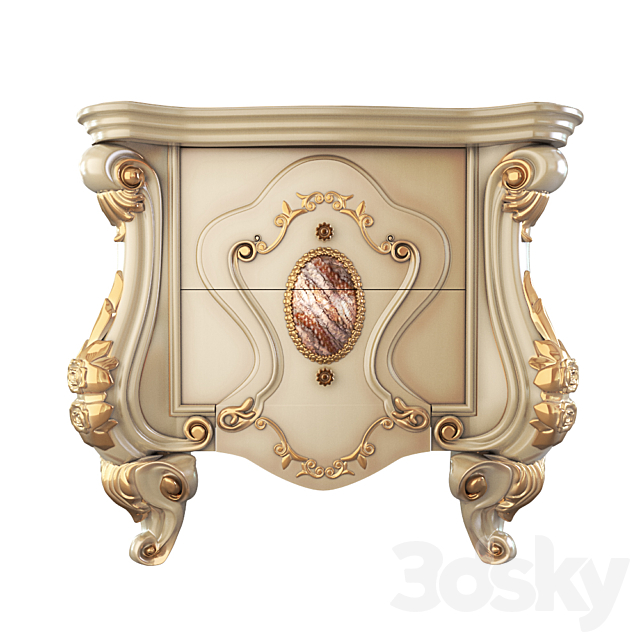3d models Sideboard &amp; Chest of drawer Bedside Rosalie