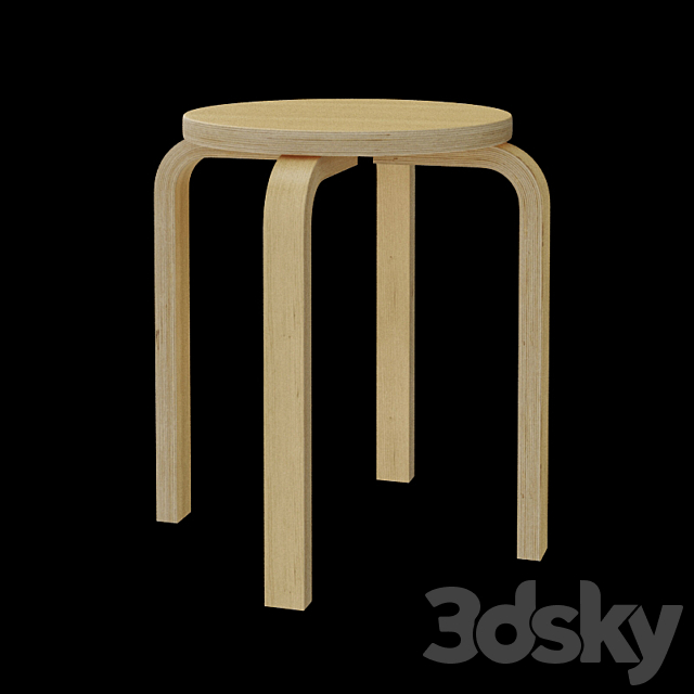 3d Models Chair Ikea Frosta