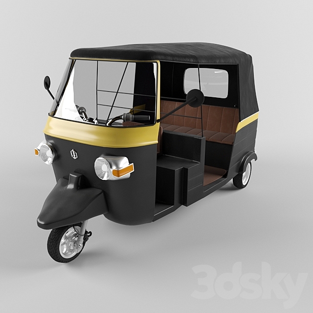 3d Models Transport Auto Rickshaw