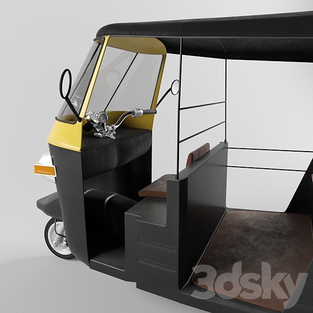 3d Models Transport Auto Rickshaw
