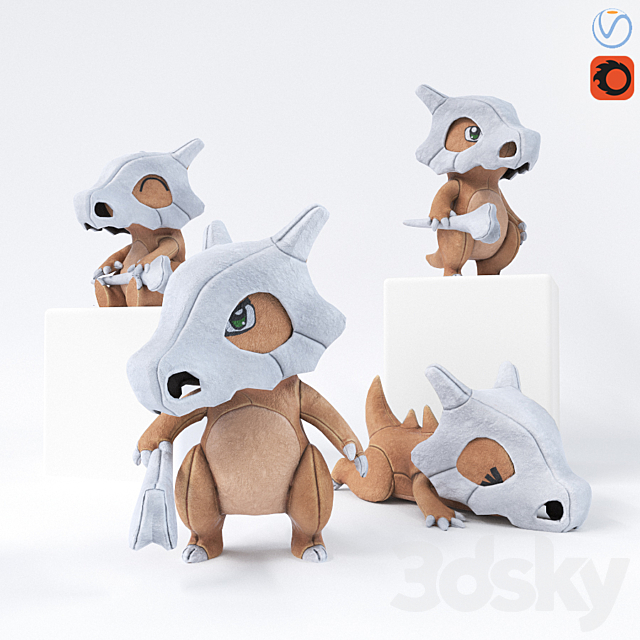 3d Models Toy Cubone