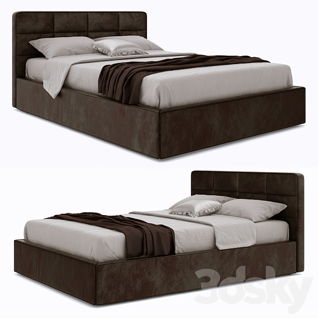 3d Models Bed Berloni Letto Nuvola
