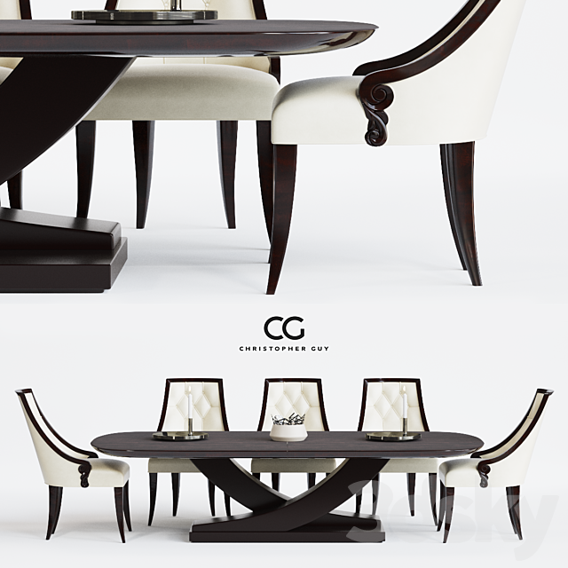 Christopher Guy Megeve And Serra, Christopher Guy Dining Room Chairs