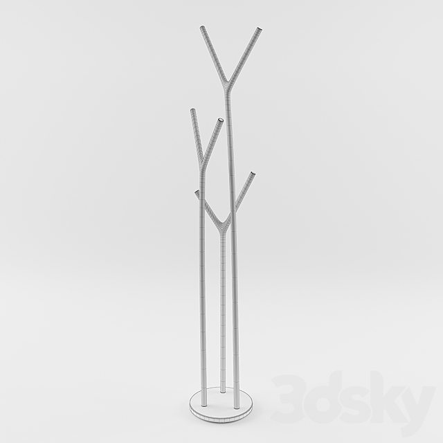 Wishbone coat stand Miscellaneous 3D Models
