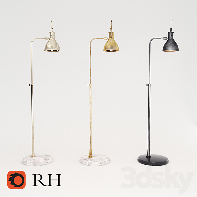 Rh Enrico Metal Task Floor Lamp, Rh Floor Lamps