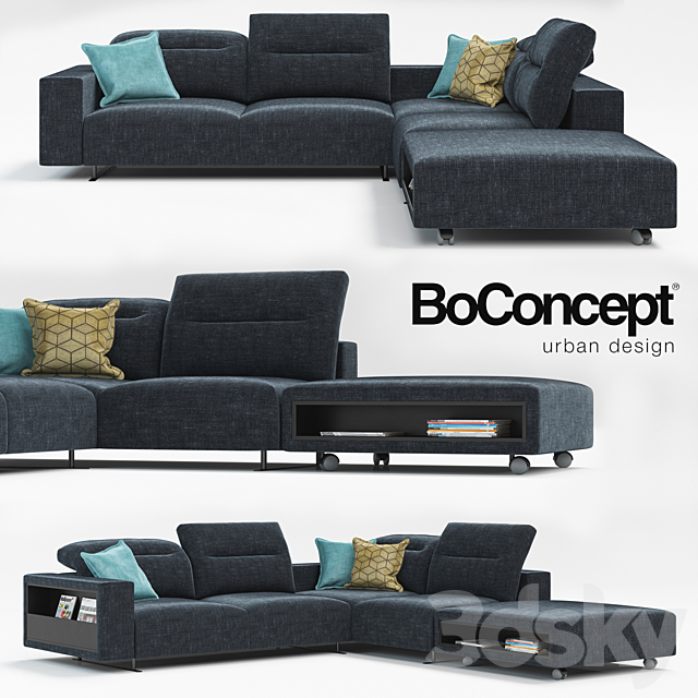 3d Models Sofa Sofa Hampton Boconcept