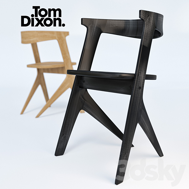 3d Models Table Chair Tom Dixon Slab