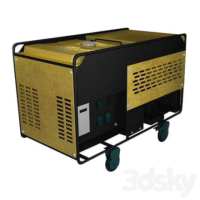 3d Models Miscellaneous Diesel Generator