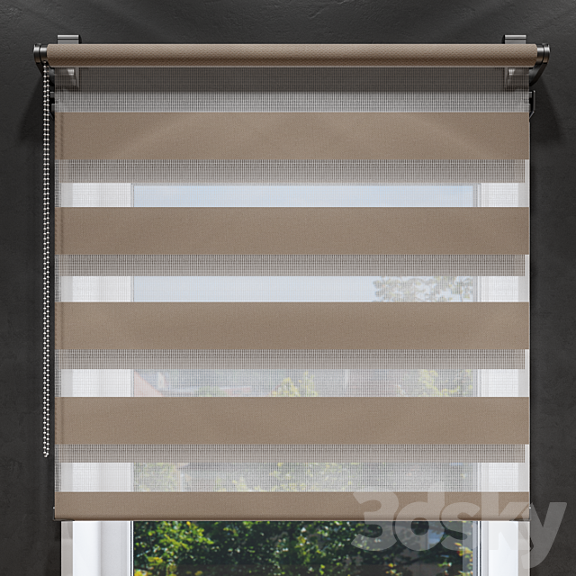 3d Models Curtain Blind Day Night Animated