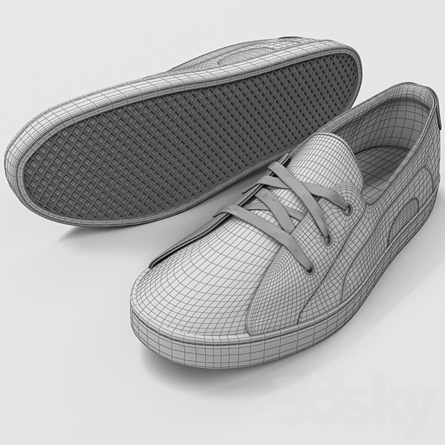 Men's shoes - Footwear - 3D Models