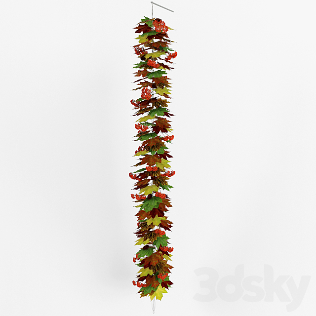 3d Models Other Decorative Objects Autumn Garland