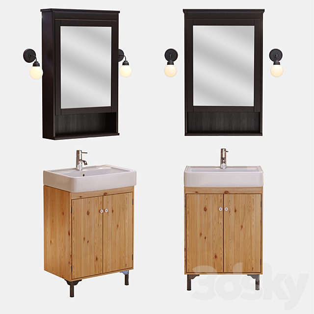 The Ikea Sink Hemnviken Hemnes Mirror, Ikea Sink Cabinets Bathroom