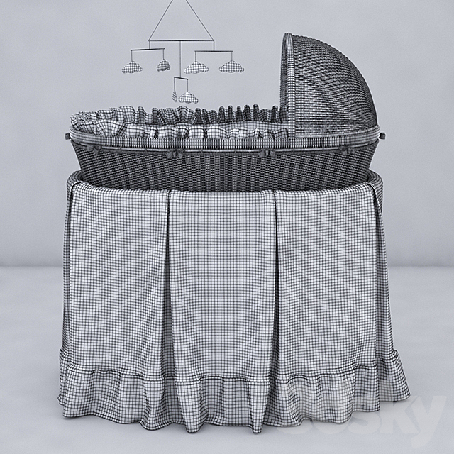 heirloom wicker bassinet