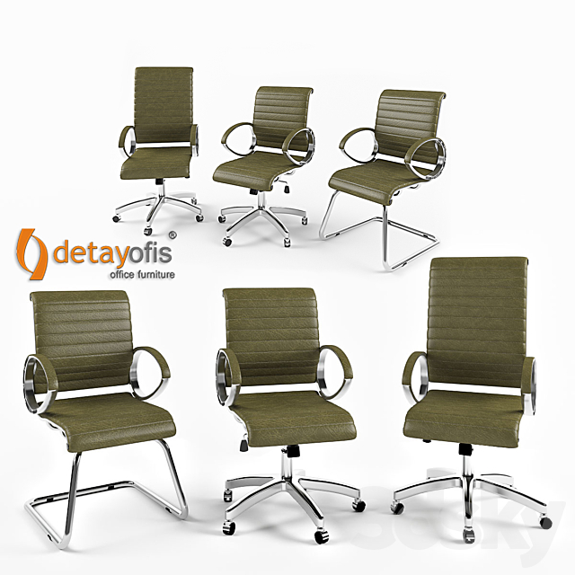 3d Models Office Furniture Detay Ofis Complex Office Chair