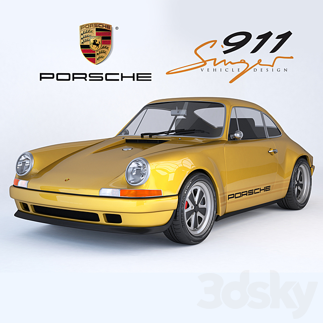 3d Models Transport Porsche 911 By Singer