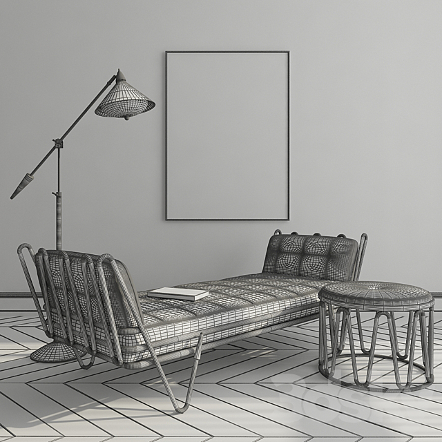 jonathan adler - Other soft seating - 3D Models