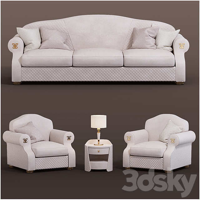 3d Models Sofa Furniture Estetica Palladium