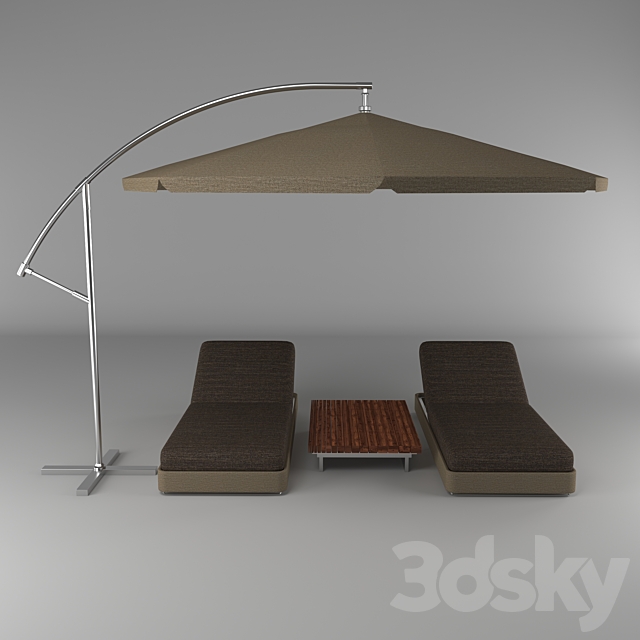 3d Models Other Pool Bench