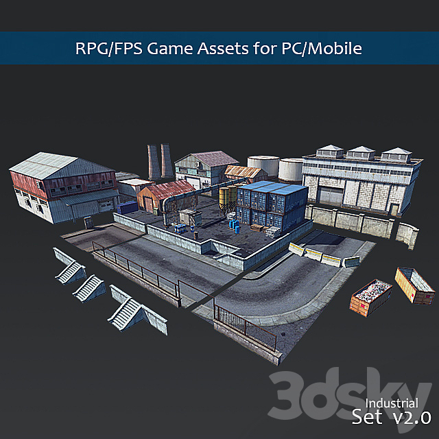Rpg Fps Game Assets For Pc Mobile Set V2 0 Miscellaneous 3d Models