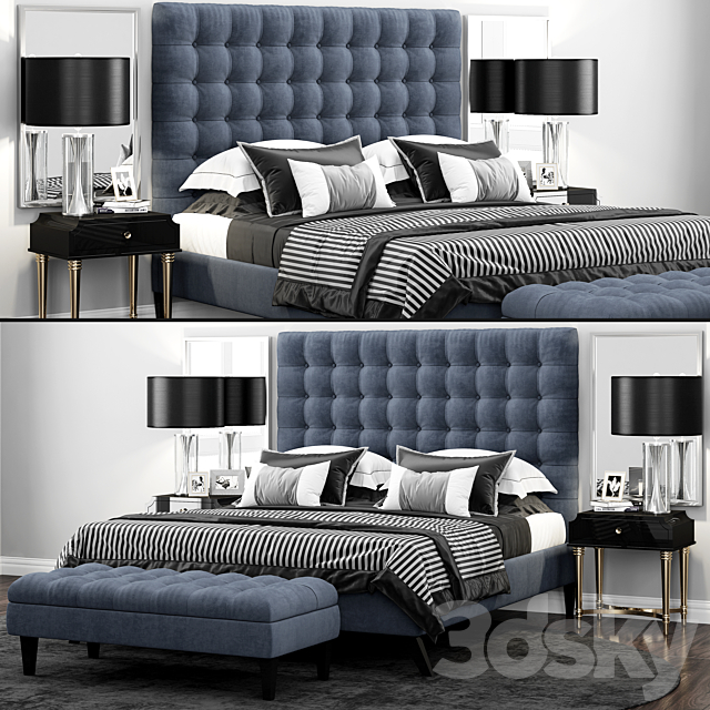 Eden grey velvet bed clearance