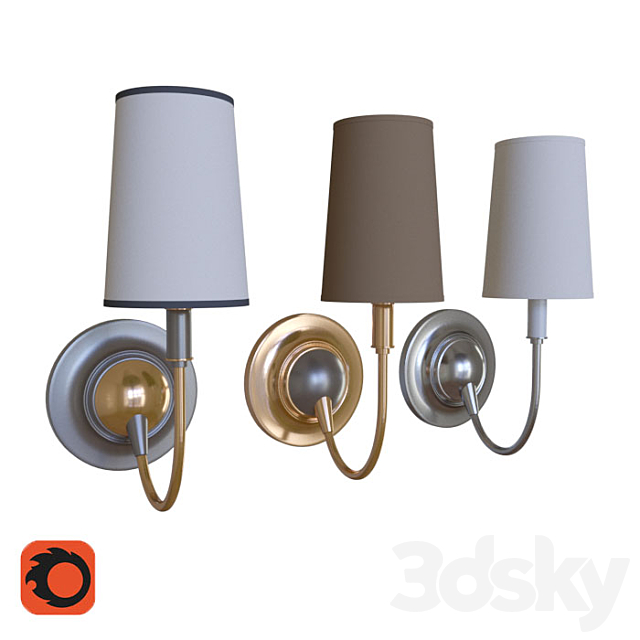 3d models Wall light Elkins Sconce