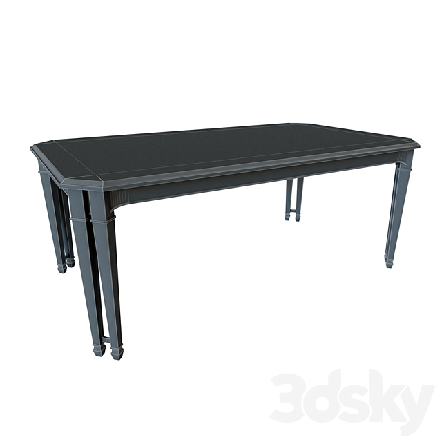 3d models: Table - Palisade Rectangular Dining Table