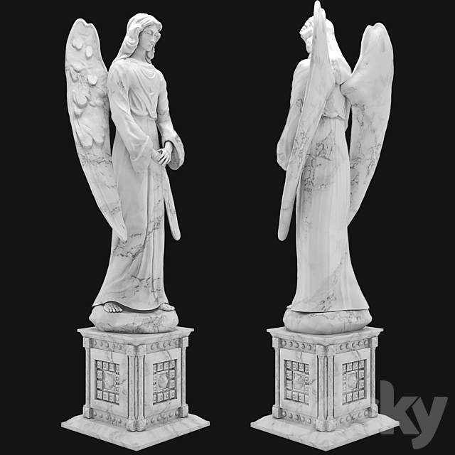 3d Models Sculpture Angel Sculpture