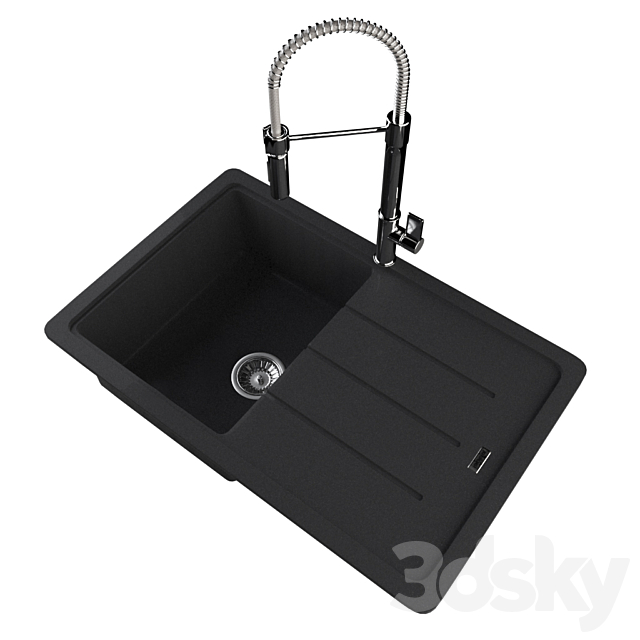 3d Models Sink Sink Franke Basis Bfg 611 78