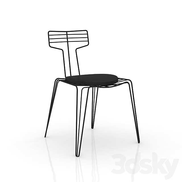 3d models: Chair - Tom Dixon Wire Chair