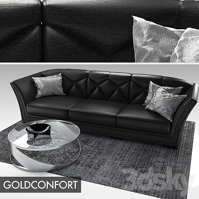 3d Models Sofa Goldconfort Vanity Sofa Roche Bobois Lingotto