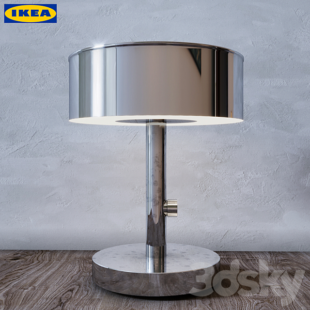 3d Models Table Lamp Table Lamp Ikea Stockholm 2017
