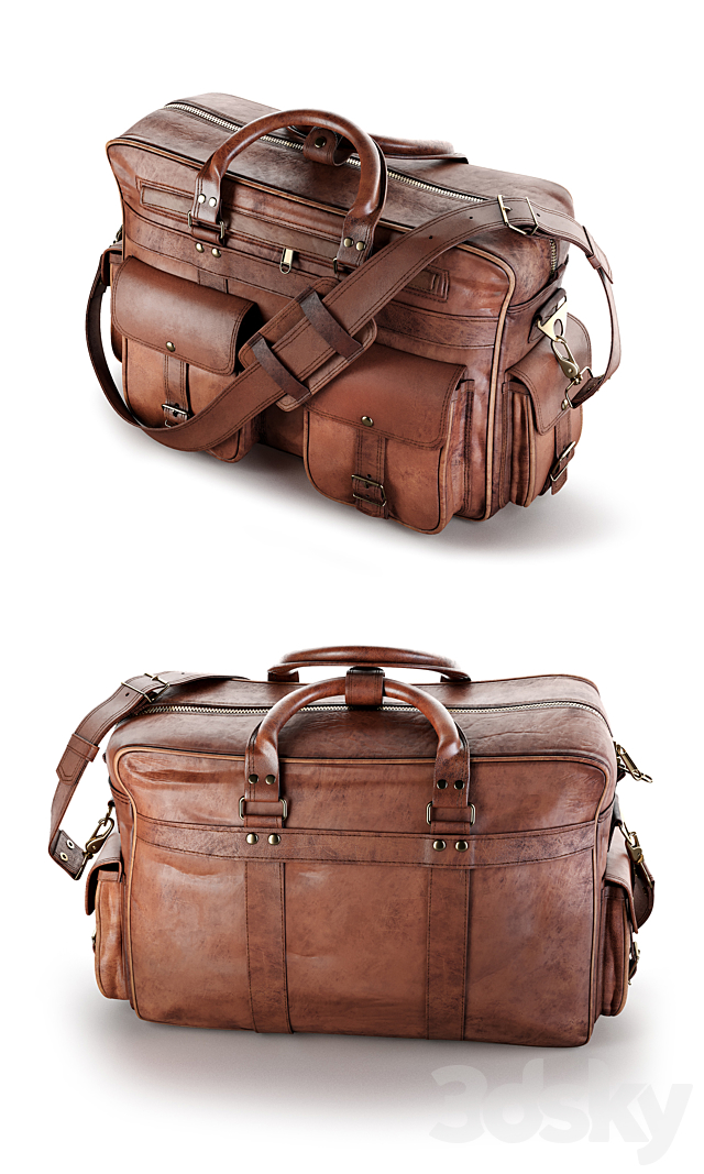 
                                                                                                            Everett Large Leather Pilot Briefcase Bag
                                                    