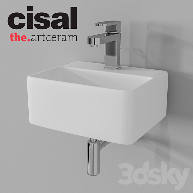 3d Models Wash Basin Sink Artceram Quadro Mini And Cisal Roadster