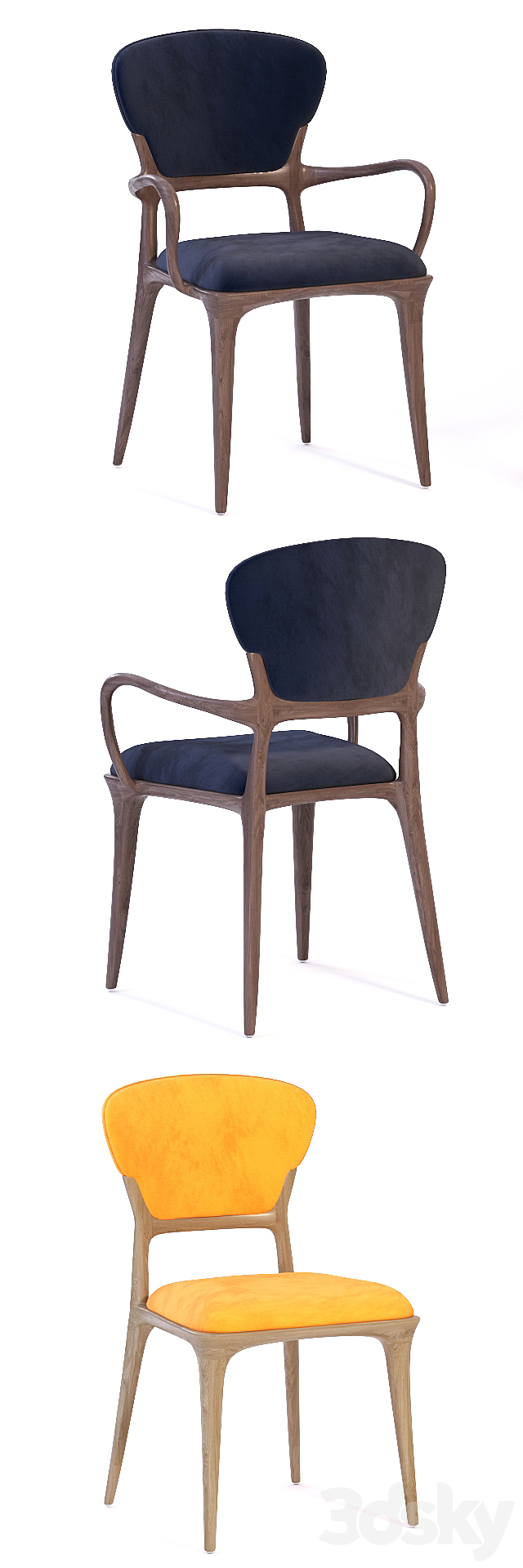 Teresa Chair Ceccotti Collezioni - Chair - 3D Models