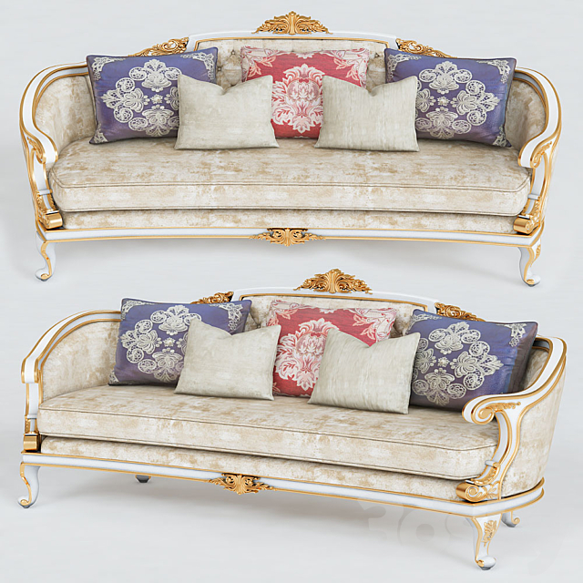 3d Models Sofa Classic Sofa