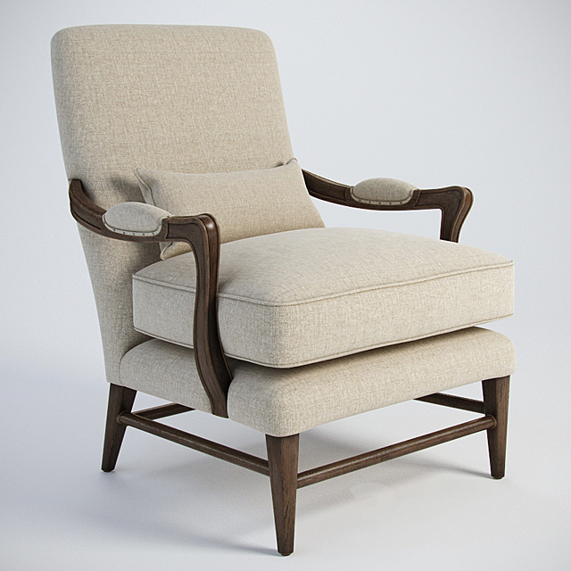 3d Models Arm Chair Gramercy Home Palmer Armchair 602 025 Iv03