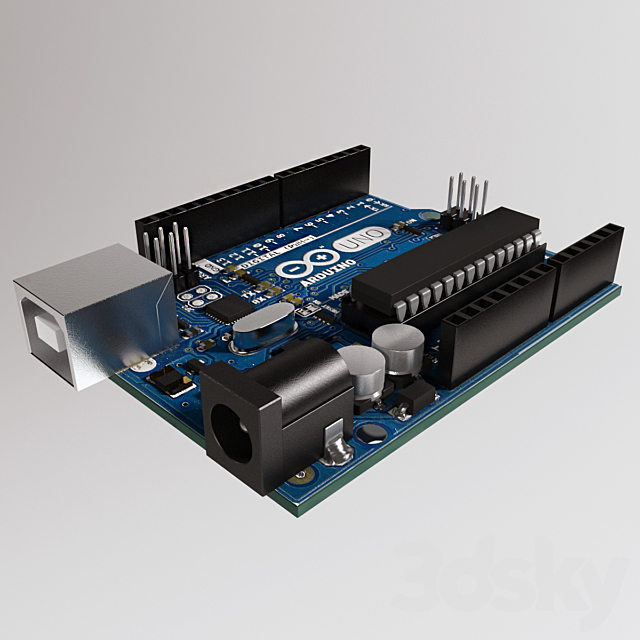 Arduino Uno controller - PC & other electronics - 3D Models