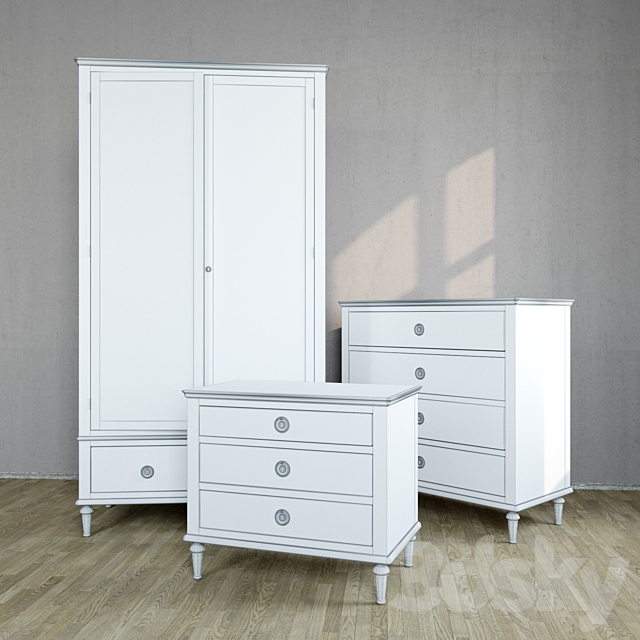 3d Models Sideboard Chest Of Drawer Restoration Hardware