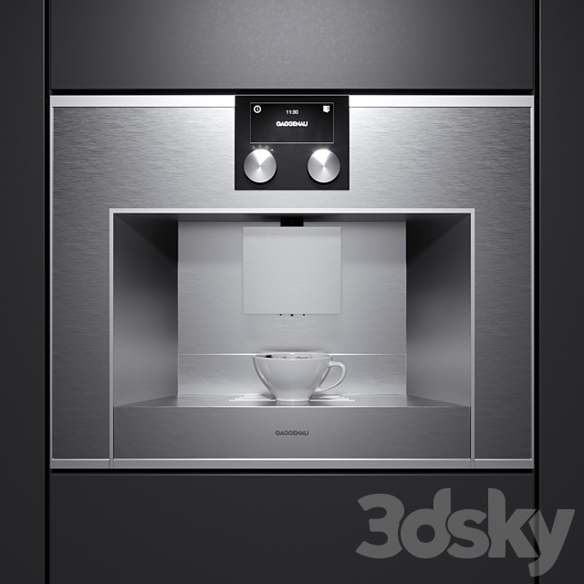 3d Models Kitchen Appliance Coffee Machine Gaggenau Cm 450