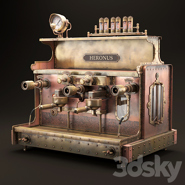 steampunk coffee machine - Kitchen 
