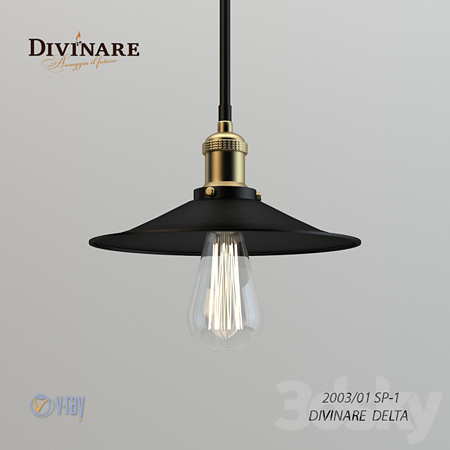 Divinare Delta - Pendant light - 3D Models