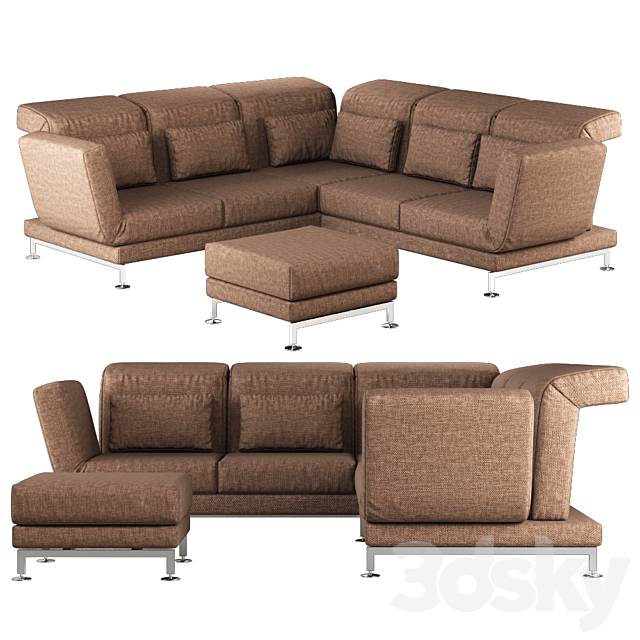 3d Models Sofa Bruhl Moule Divano Angolare