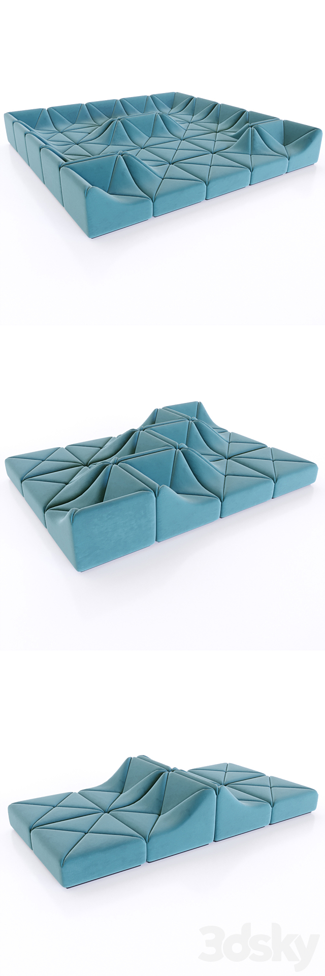 3d Models Other Soft Seating Pierre Paulin Dune Sofa