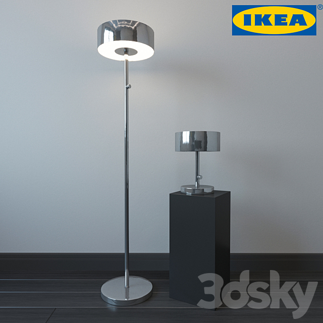 3d Models Floor Lamp Ikea Lamp Stockholm