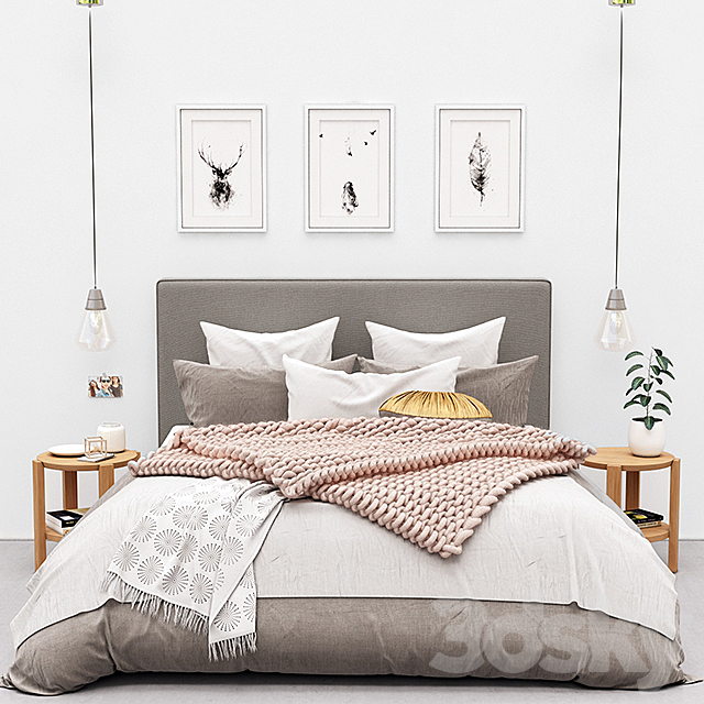 3d Models Bed Raleigh Square Tall Storage Bed From Pottery Barn
